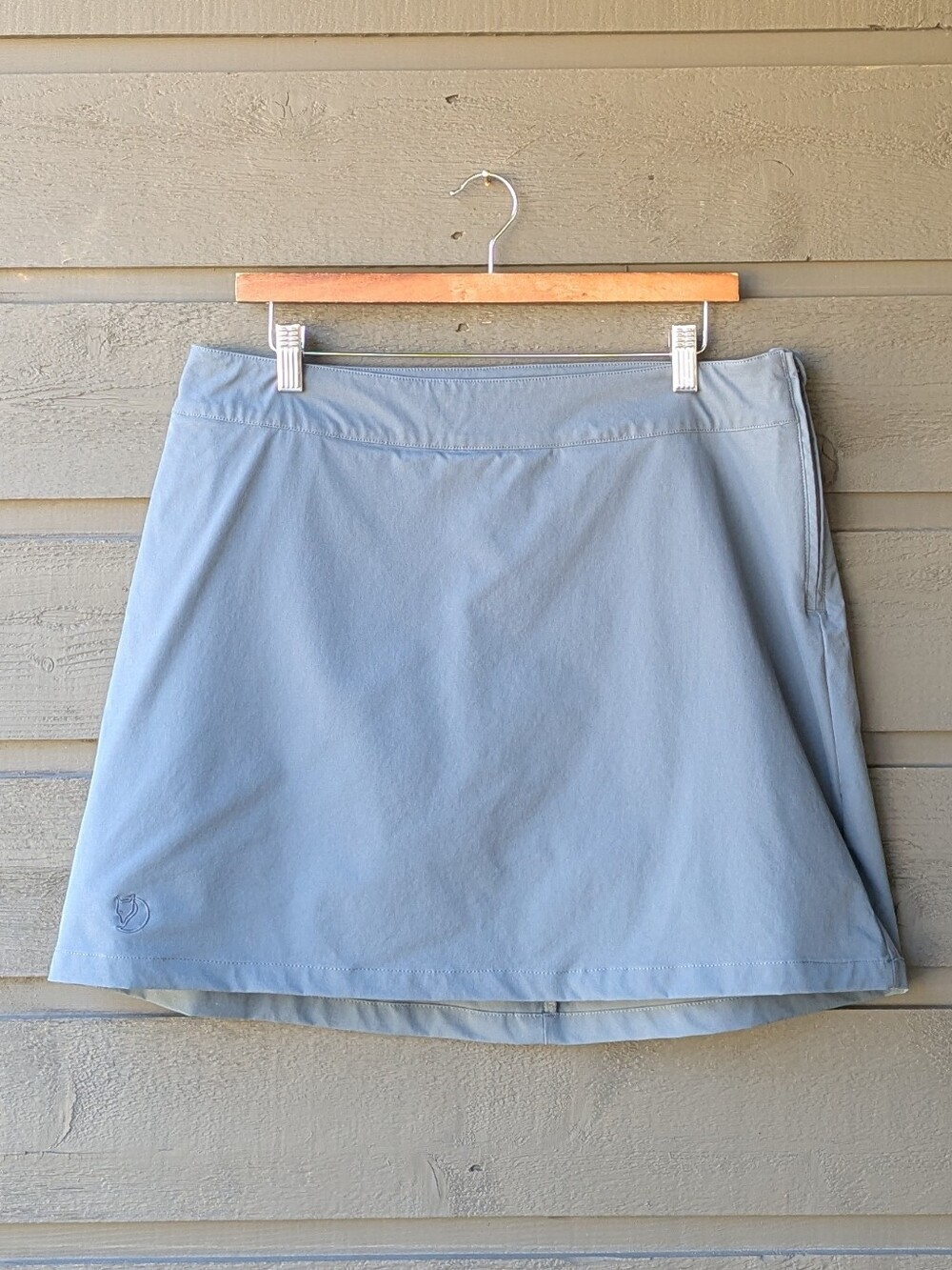 NWOT Fjallraven Abisko Trekking Skort Skirt Blue Gray Size Large